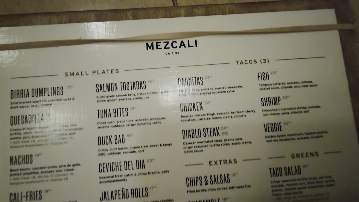 Mezcali Menu - Image 3